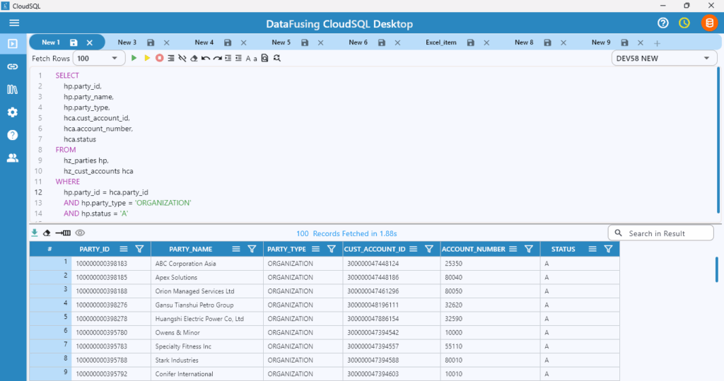 How CloudSQL Simplifies Working with HZ_PARTIES?