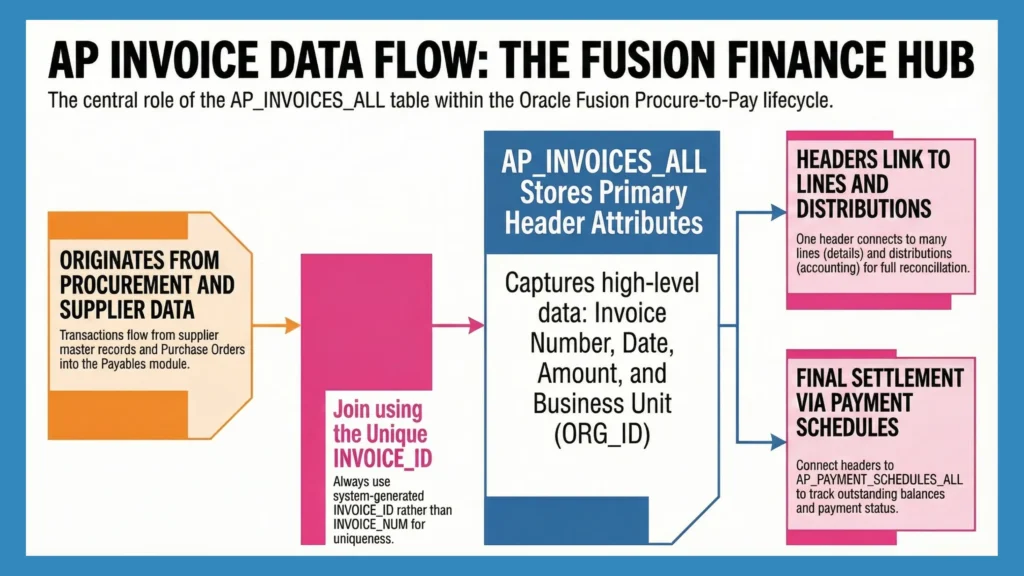 AP_INVOICES_ALL Table: Complete Guide for Fusion Finance SQL