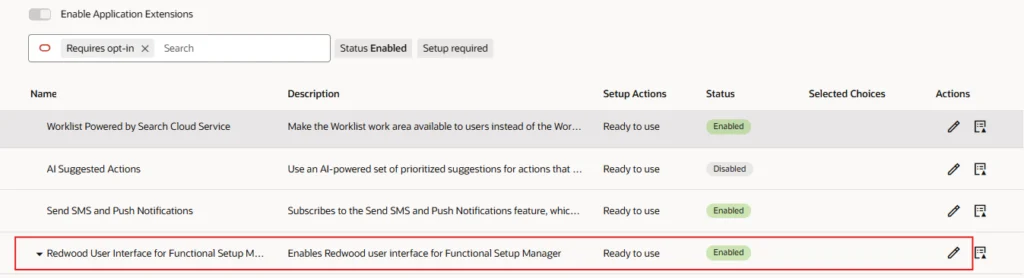 Enable Redwood: Extract Application Data from a Read-Only Data Store Using a Redwood Page.