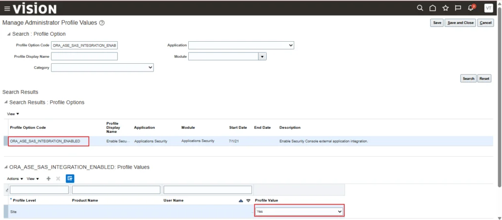 Set the Profile Value to Yes at the Site level.