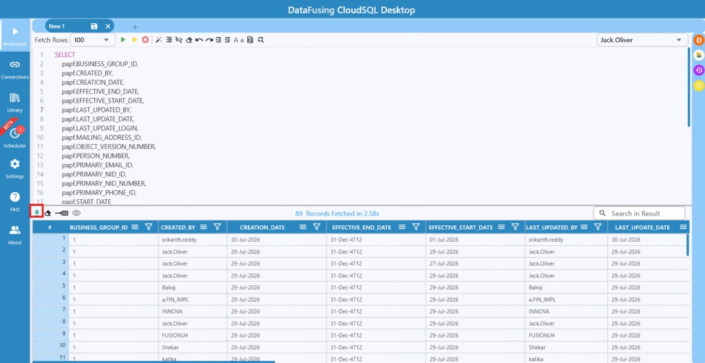 Step 1: Open the Export Window